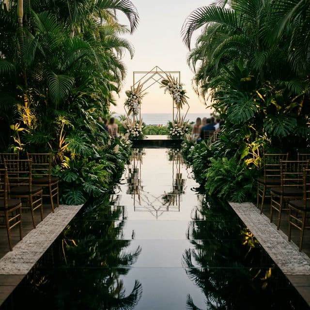 Clover Events aisle setup